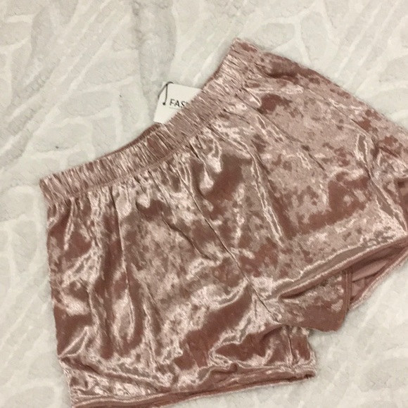 Velvet shorts in pink mauve🔥Host Pick 1/23🔥🎉🎉 - Picture 3 of 8